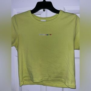 Teddy Fresh Women’s Logo Bead Shrunken Tee